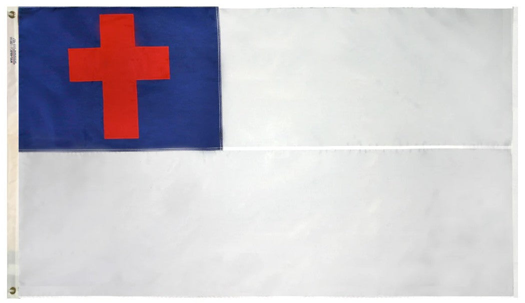 Nylon Christian Flag