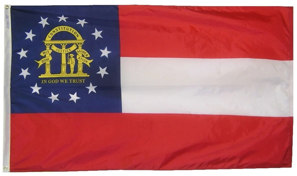 Georgia Nylon State Flag