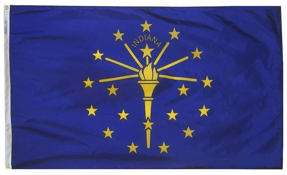 Indiana Nylon State Flag