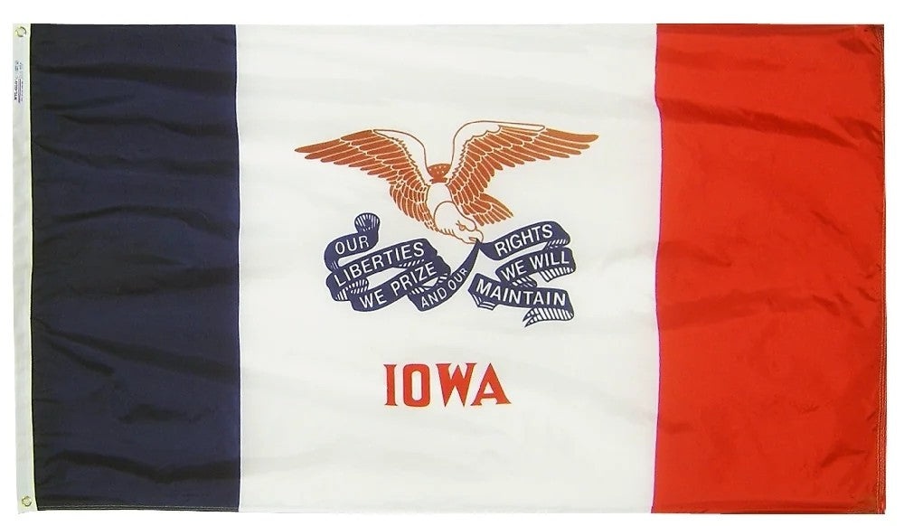 Iowa Nylon State Flag