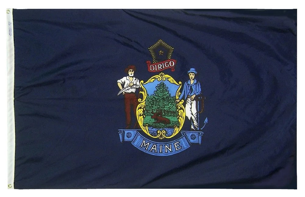 Maine Nylon State Flag