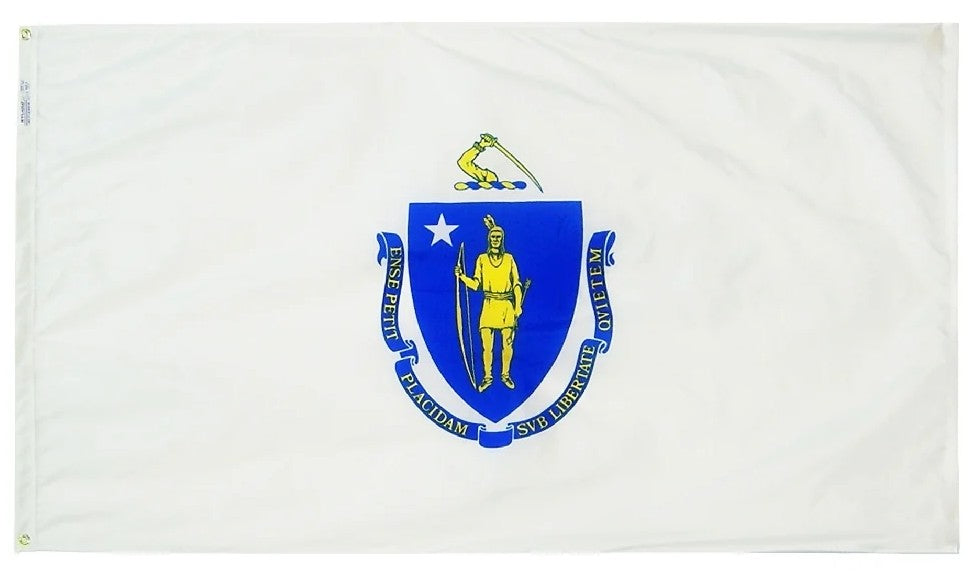 Massachusetts Nylon State Flag