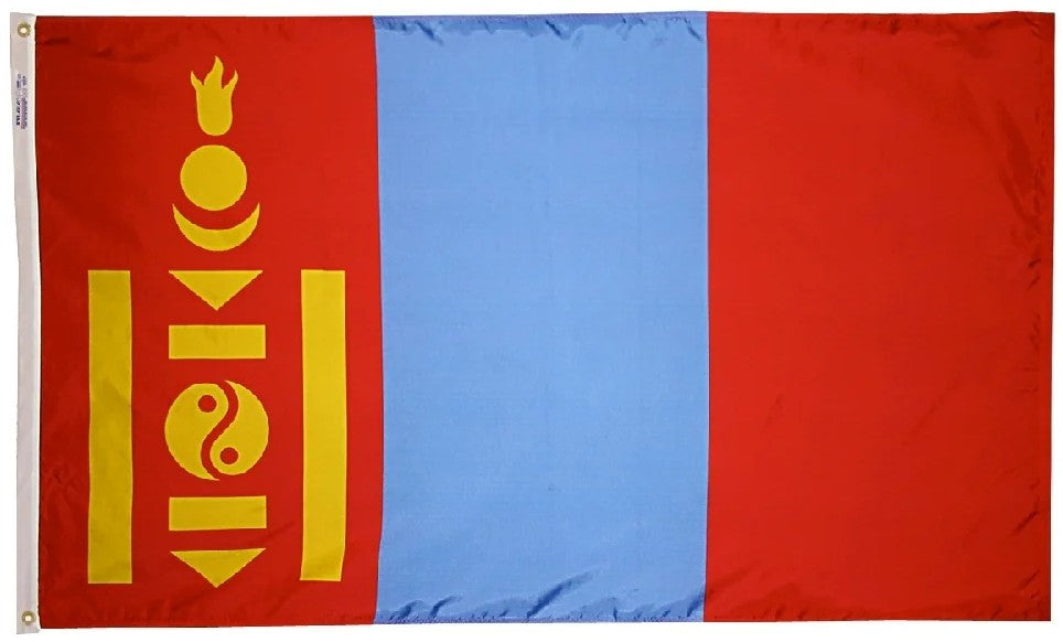 Mongolia Nylon Flag