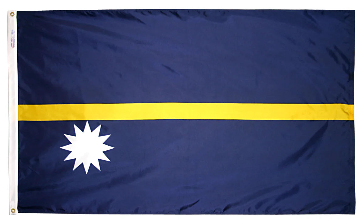 Nauru Nylon Flag