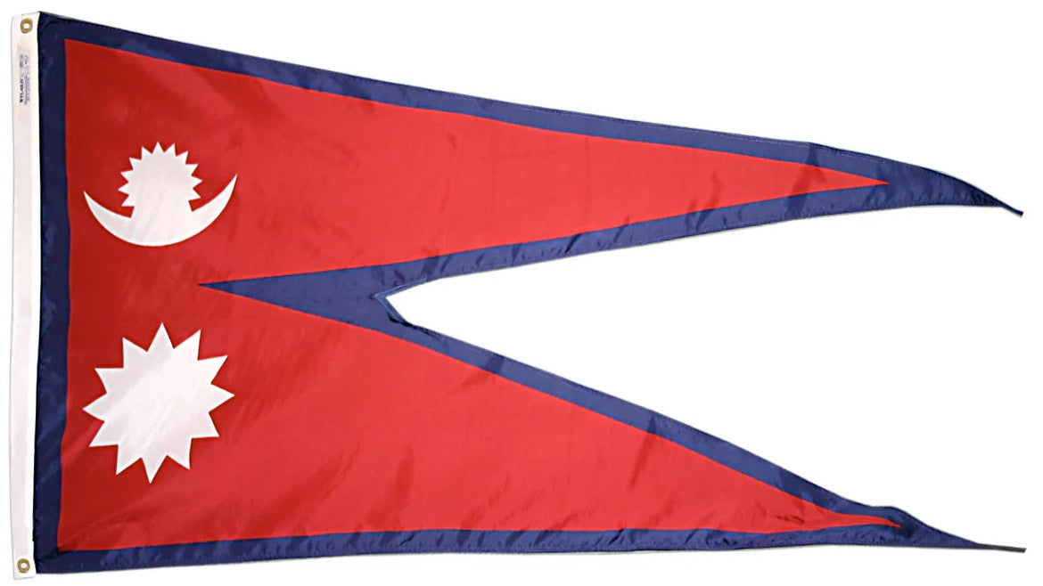 Nepal Nylon Flag