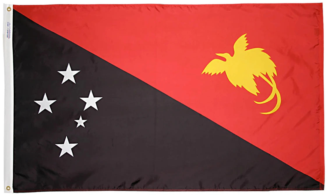 Papua New Guinea Nylon Flag