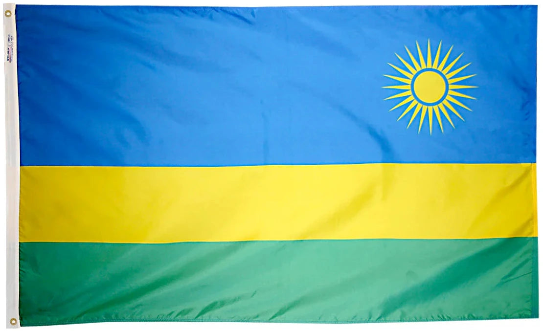 Rwanda Nylon Flag