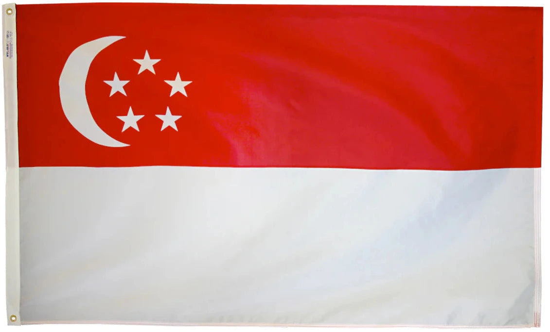 Singapore Nylon Flag