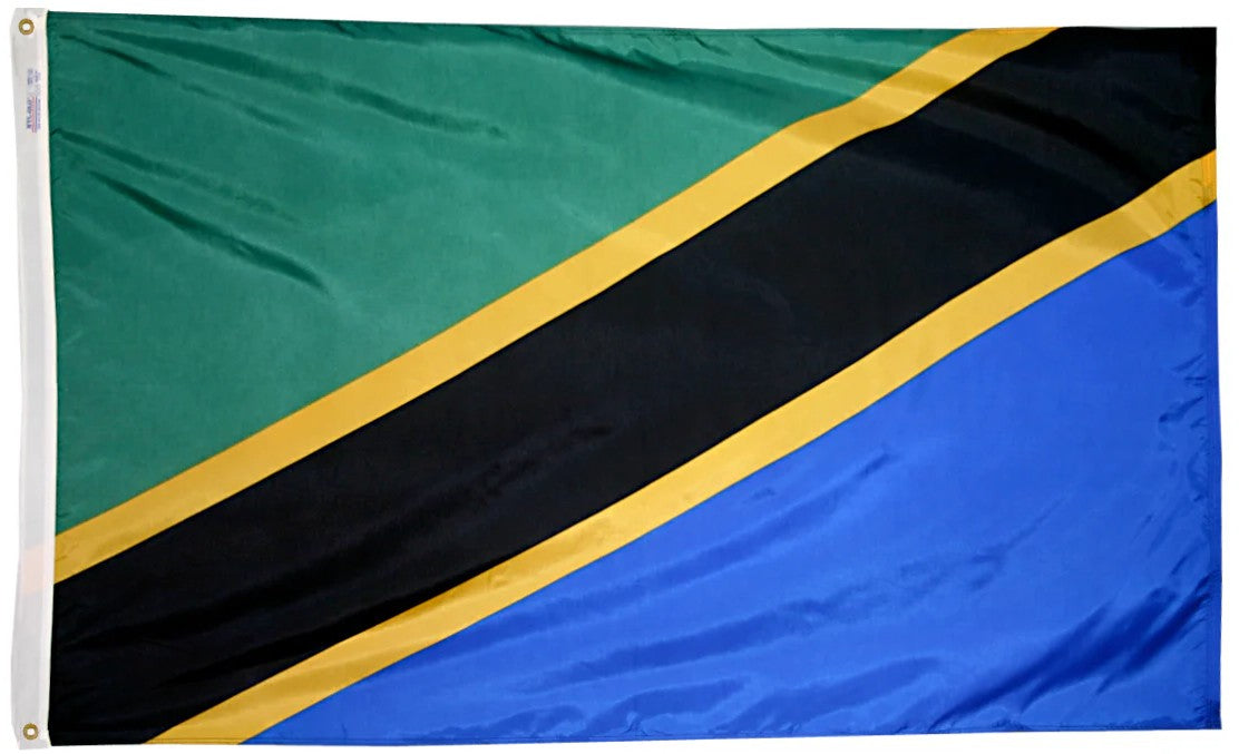 Tanzania Nylon Flag