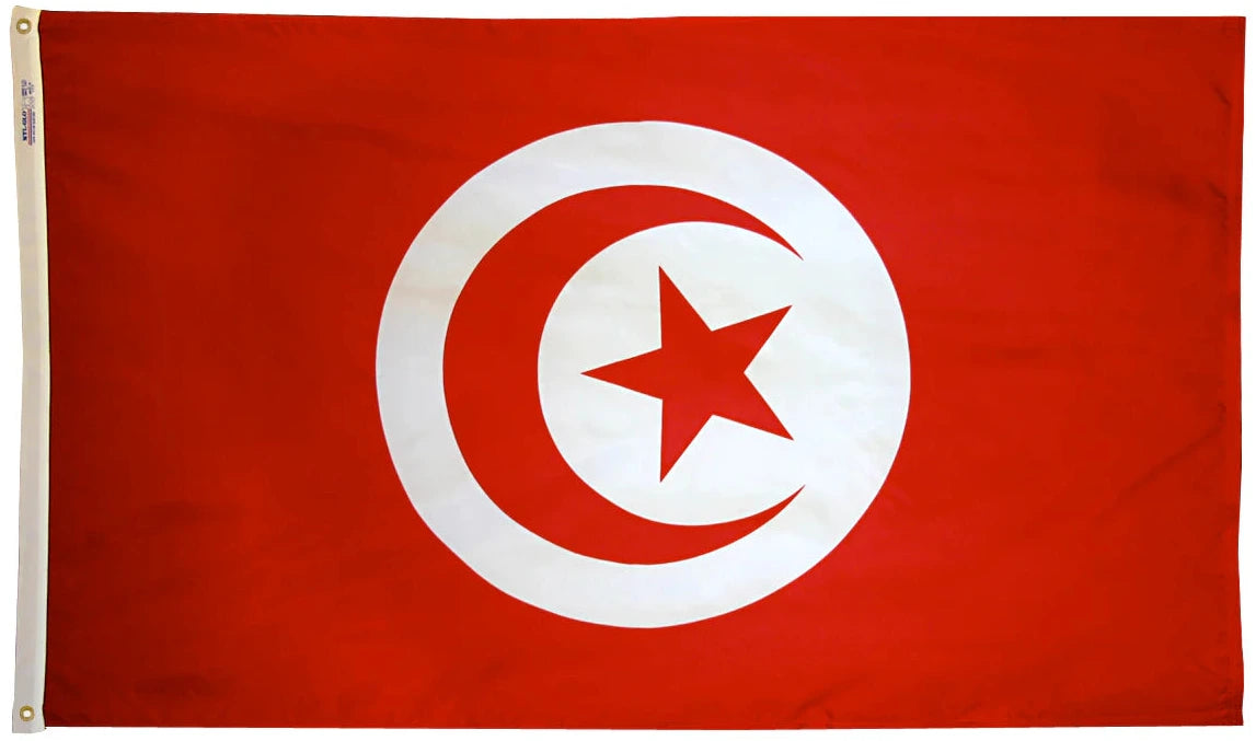 Tunisia Nylon Flag