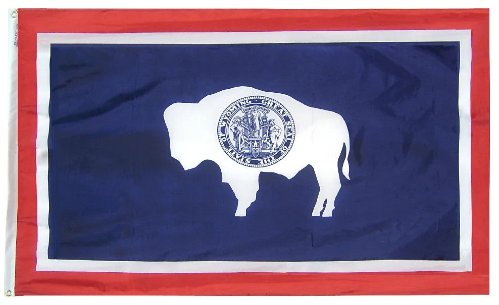 Wyoming Nylon State Flag
