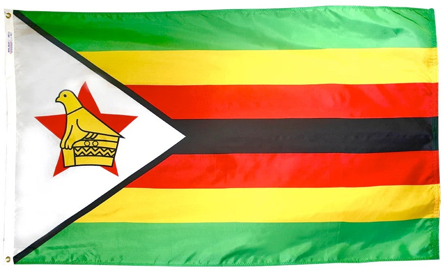 Zimbabwe Nylon Flag