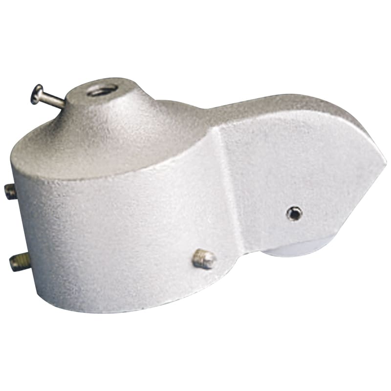 Eder IH-1 Internal Halyard Truck - Rope Style - Fits 3-1/2 in. Pole - Silver