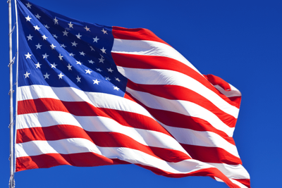 Large Heavy Duty Polyester American Flag - 10'x15'