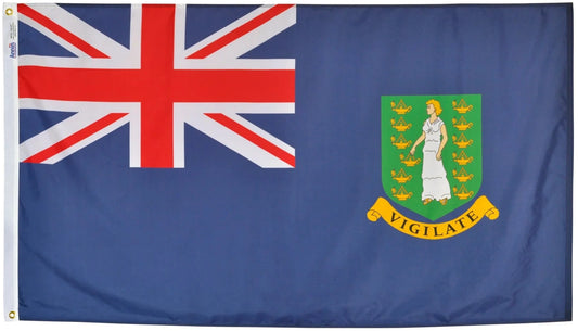 British Virgin Islands Nylon Flag