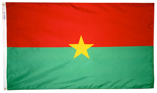 Burkina Faso Nylon Flag