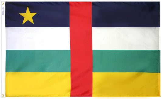 Central African Republic Nylon Flag