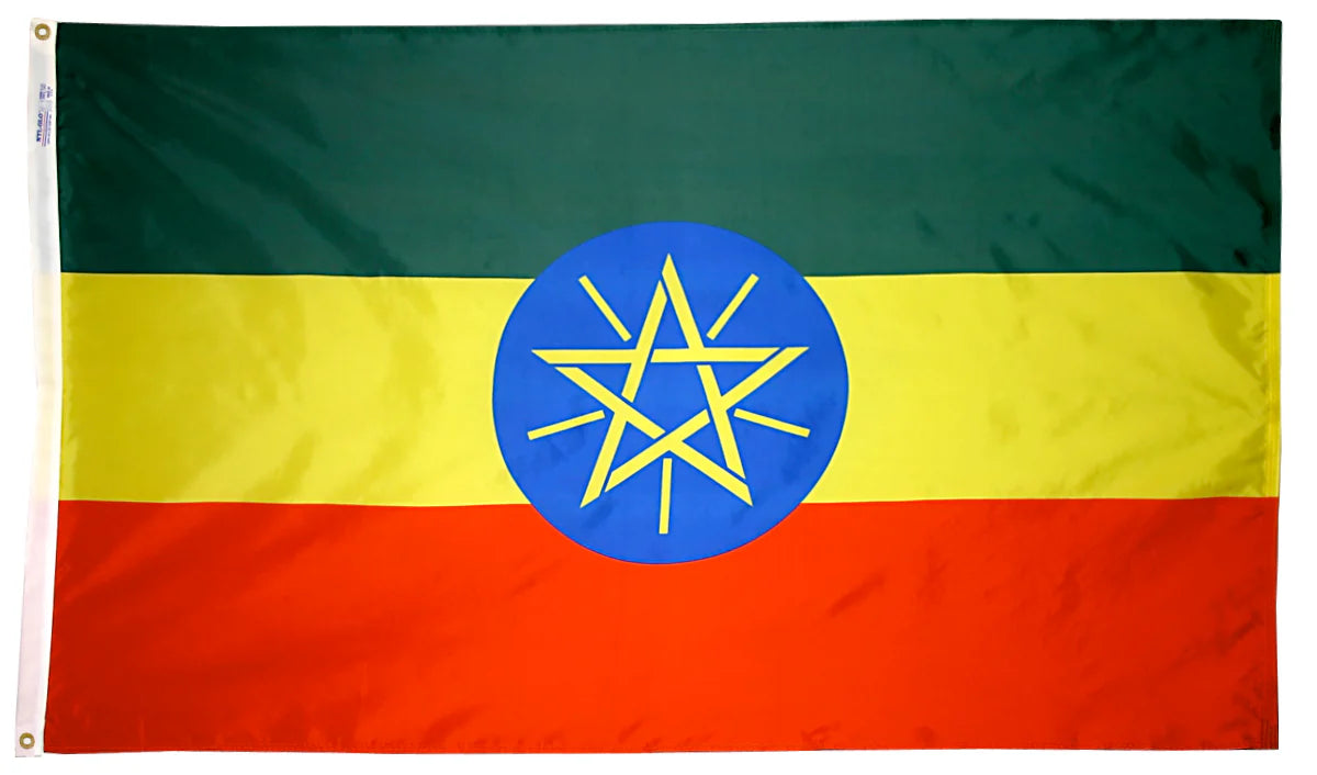 Ethiopia Nylon Flag