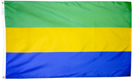 Gabon Nylon Flag