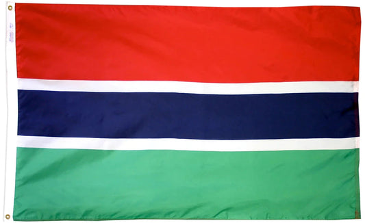 Gambia Nylon Flag