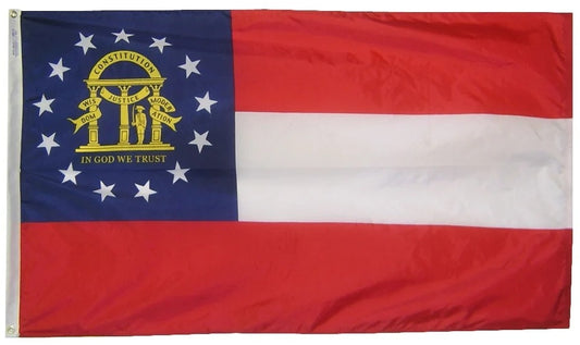 Georgia Nylon State Flag