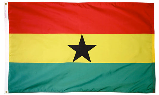 Ghana Nylon Flag
