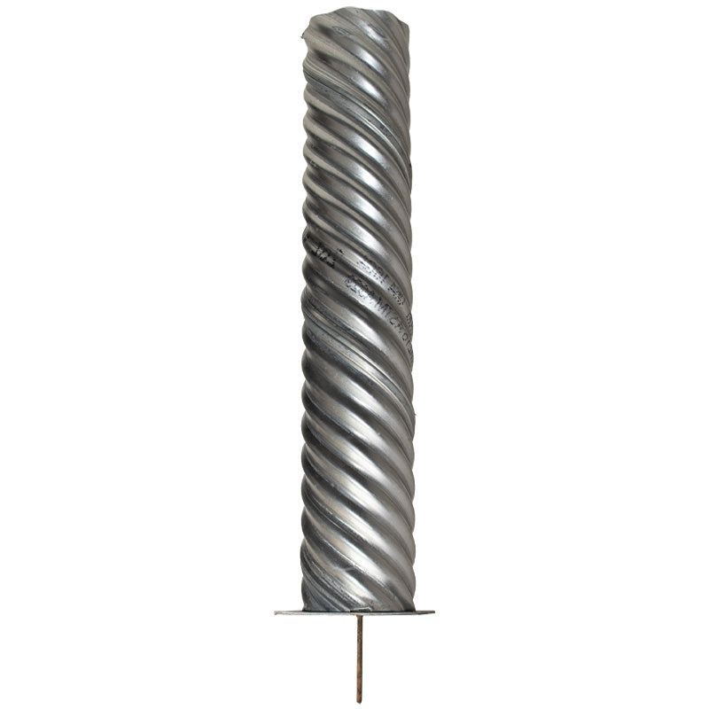 Steel Flagpole Ground Sleeve with Base Plate & Ground Spike