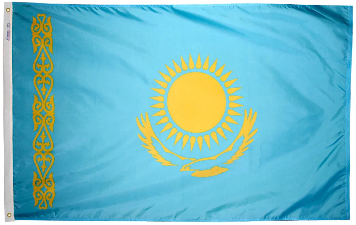 Kazakhstan Nylon Flag