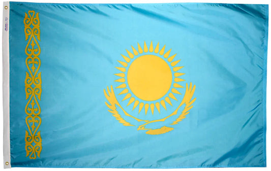 Kazakhstan Nylon Flag