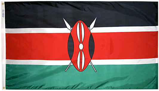Kenya Nylon Flag