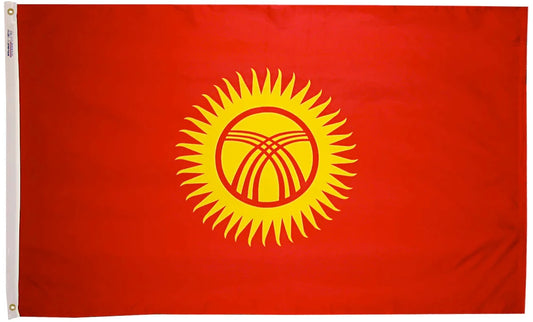 Kyrgyzstan Nylon Flag