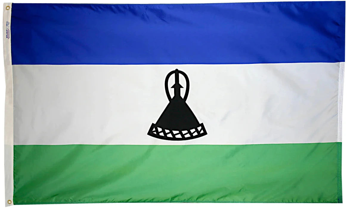 Lesotho Nylon Flag