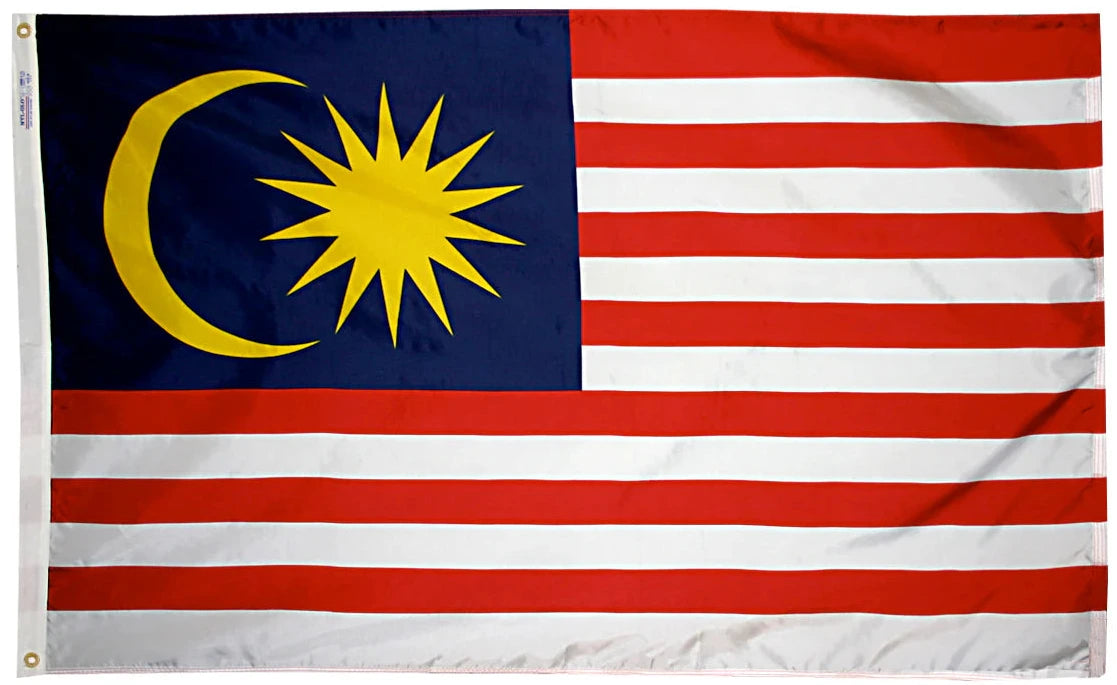 Malaysia Nylon Flag