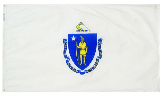Massachusetts Nylon State Flag