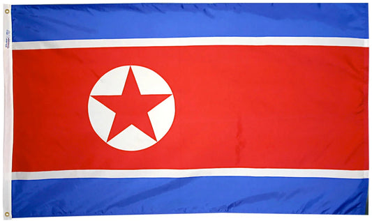 North Korea Nylon Flag