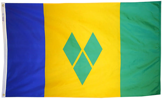 Saint Vincent Nylon Flag