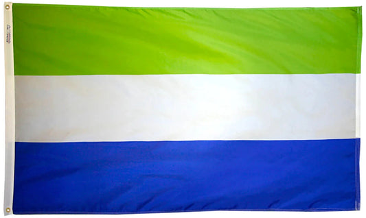 Sierra Leone Nylon Flag