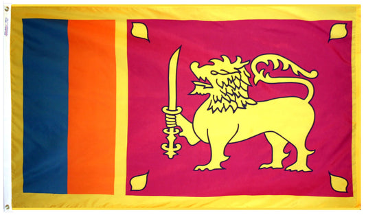 Sri Lanka Nylon Flag