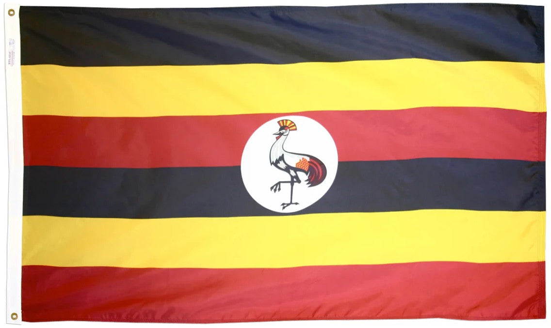 Uganda Nylon Flag