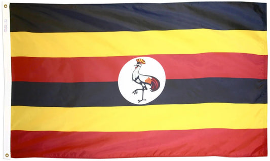 Uganda Nylon Flag