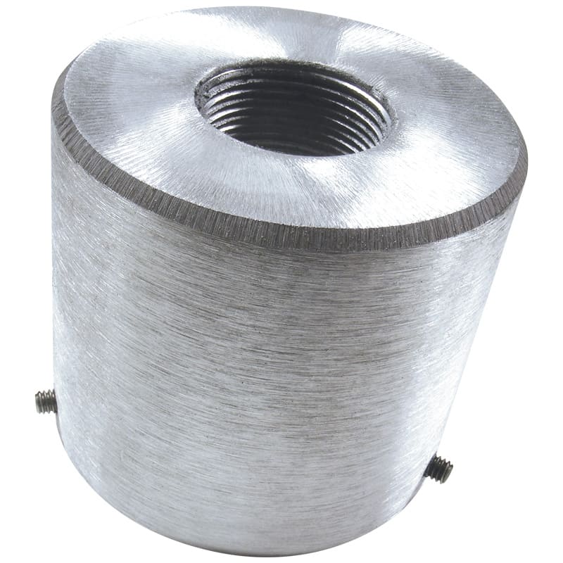 Eder Pole Top Adapter - 1-1/4 in. NPT - Silver