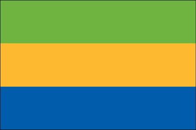flag of Gabon