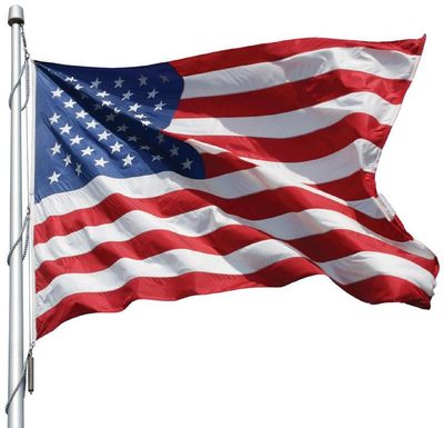 Large Heavy Duty Polyester American Flag - 25'x40'
